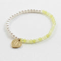Didiscus Yellow Jade Bracelet